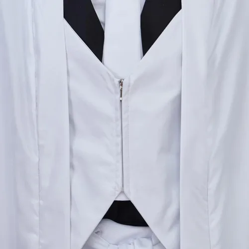 Vista 6 de MelangCos Disfraz de Hirako Shinji para hombre, uniforme de Toshiro Hitsugaya, disfraz de Halloween