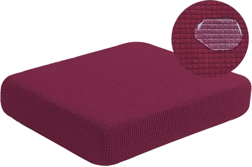 Vista 10 de SICHOWEL Fundas de Cojines de Sofá Repelentes al Agua de Tela Jacquard de Alta Elasticidad Protector de Muebles de Cojines de Silla para Sala