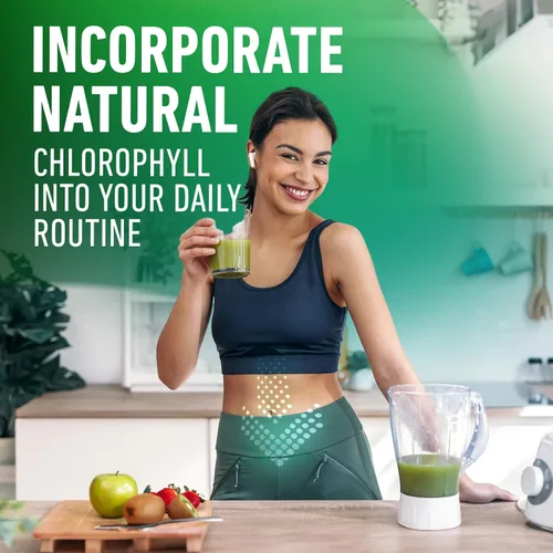 Vista 10 de Paquete de 2 Gotas Líquidas de Clorofila 6000MG – Gotas Líquidas de Clorofila Natural para Desintoxicación, Energía, Piel – Desodorante Interno