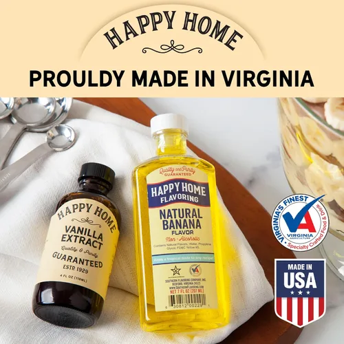 Vista 7 de Happy Home Sabor natural de fresa - Certificado Kosher, 4 onzas.