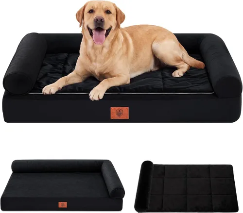 Vista 15 de GTPLAYER Dog Bed, Egg-Crate Foam Pressure Relief with Waterproof Washable Pet Bed 23.6" with 2-in-1 Cooling/Warming Pad, Non-Slip Bottom, Detachable