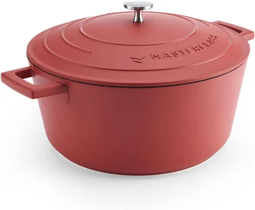 Vista 10 de MasterClass - Cazuela de aluminio fundido para crema, 11.0 in, 5 litros, caja de regalo