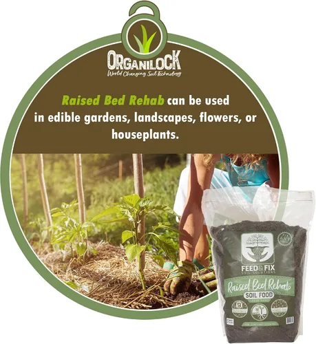 Vista 3 de Suelo de jardín para macetas de rehabilitación de cama elevada para cultivo (bolsa de 10 libras)