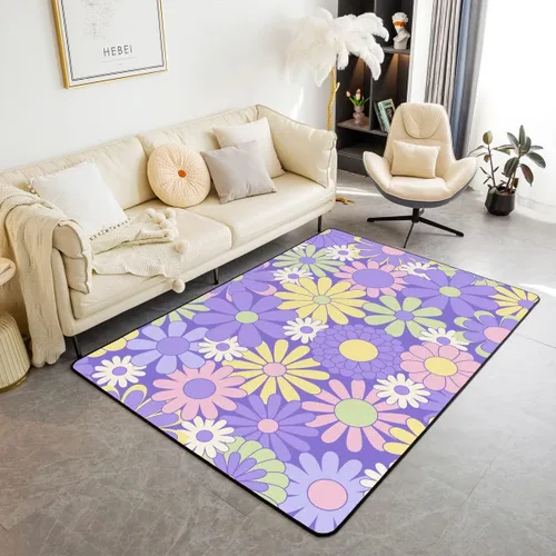 Vista 39 de Erosebridal Alfombras Deportivas de Área para Niños 1.49 m x 1 m, Alfombra Antideslizante de Béisbol, Fútbol, Baloncesto, Alfombra Deportiva
