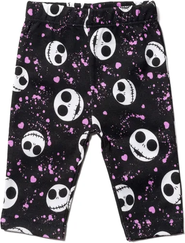 Vista 4 de Disney Nightmare Before Christmas Zero Sally Jack Skellington - Conjunto de traje de 3 piezas para niñas y bebés