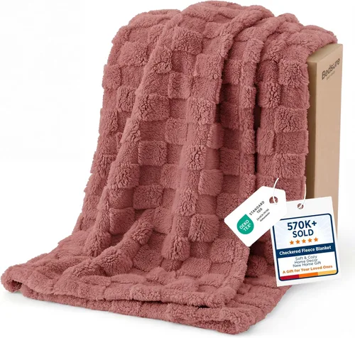 Vista 16 de Bedsure GentleSoft - Manta verde salvia para sofá, manta de forro polar a cuadros, regalos de Navidad para mujeres, hombres y niñas, bonita manta