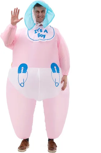 Vista 2 de VURPOKSI Inflatable Costume for Adult,Fancy Dress Party Halloween Blow Up Costume,Funny Christmas Costume