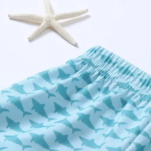 Vista 4 de Traje de baño para niños, traje de playa para bebés, pantalones cortos de 1 a 6 años, de dibujos animados, para bebés, natación, para niños