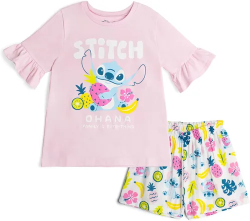 Vista 10 de Disney Conjunto de camiseta y pantalones cortos de gasa para bebés y niños grandes (12 meses - 14-16)