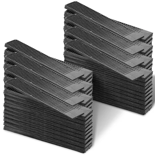 Vista 11 de Cuñas compuestas (paquete de 12) – Cuñas de compuesto duro para mejoras en el hogar – Cuñas de mesa de restaurante – Cuñas de mesa de restaurante
