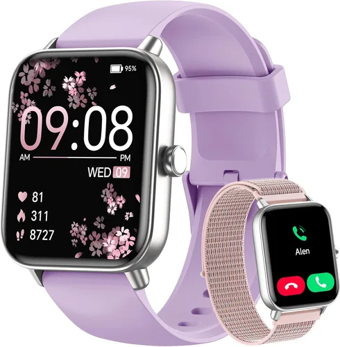 Vista 16 de Smart Watches for Women, 1.85" Alexa Smart Watch for Android Phones/iPhones Blush Pink-Pink