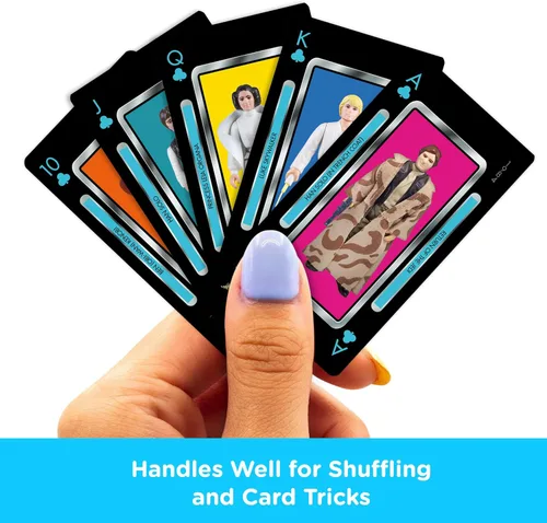 Vista 4 de Aquarius Star Wars Darth Vader - Baraja de cartas con temática de Darth Vader para tus juegos de cartas favoritos, mercancía y coleccionables