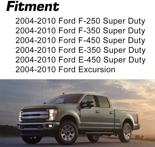 Vista 8 de Michigan Motorsports El arnés de bujías incandescentes incluye 8 bujías incandescentes para Ford 6.0 Power Stroke 2004 a 2010 tanto para lado