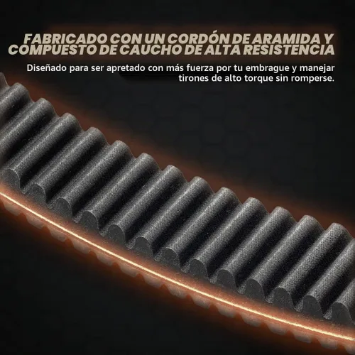 Vista 4 de SuperATV Correa de transmisión CVT resistente para Can-Am Maverick 1000 2013-2018 Durabilidad extrema y rendimiento a altas temperaturas
