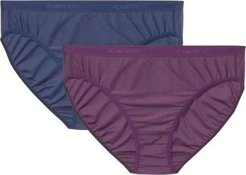 Vista 9 de ExOfficio Give-N-Go 2.0 - Calzones tipo bikini para mujer, paquete de 2 unidades - Ropa interior transpirable, duradera y de fácil cuidado