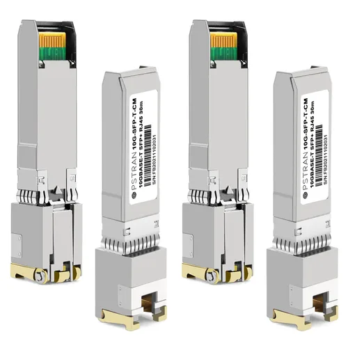 Vista 44 de Módulo transceptor de cobre 10GBASE-T SFP+ RJ45 compatible con Arista SFP-10GE-T 10G SFP+ 98.4 ft Cat6a/7