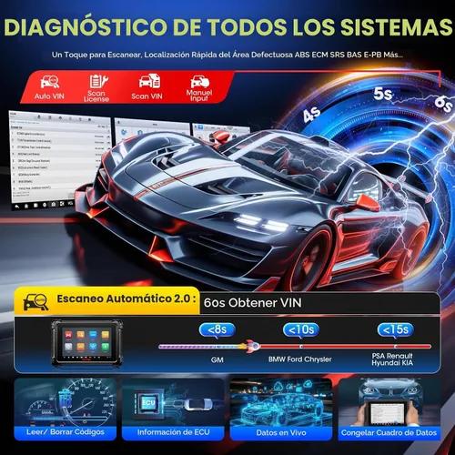 Vista 7 de Escáner de Autel MaxiSYS MS906 PRO: ECU superior C0ding y prueba 3000+ como MS906 MAX 2026 MS906PRO V2.0 of MP900BT MP900 MS906BT Elite 2