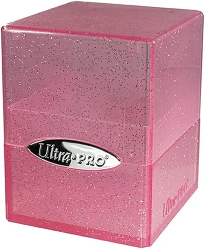 Vista 7 de Ultra Pro - Caja de barajas satinada cúbica - Blanco ártico