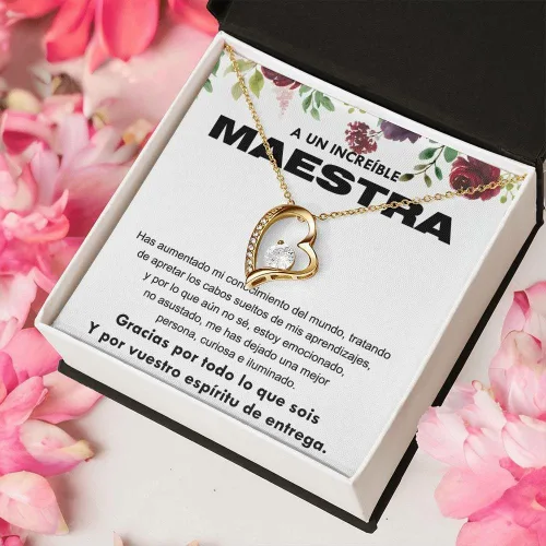 Vista 3 de Regalo Para Maestra De Agradecimiento - Regalos Para Maestras, Collar De Cruz Para Mujer, Regalos Para Graduación De Mujer 2023, Collar Para Hombre