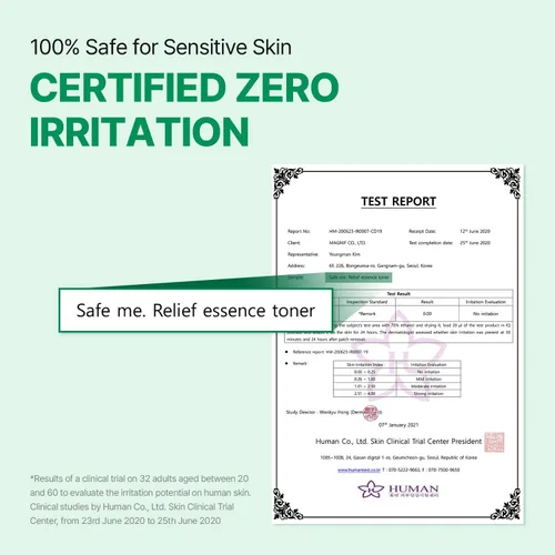 Vista 6 de Make P:REM Safe Me. Tónico Relief Essence, tónico facial hidratante rápido y profundo, todo tipo de piel, hidratante las 24 horas, EVE vegano