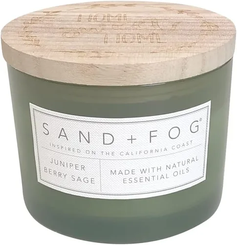 Vista 39 de Sand + Fog Vela perfumada - Chai – Aromas adicionales y tamaños – Mecha 100% de algodón sin plomo - Velas de lujo en frasco para refrescar el aire