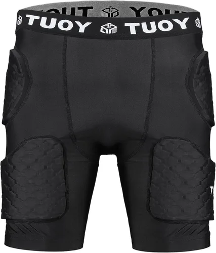 Vista 2 de Fajas de fútbol para hombre, cadera y muslo, protector de coxis para adultos, protección atlética para rugby, béisbol, patinaje
