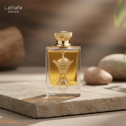 Vista 4 de Lattafa Al Areeq Gold Eau De Parfum Spray para Unisex, 3.4 onzas