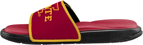 Vista 101 de FOCO Sandalias deportivas de espuma para ducha con logotipo de equipo universitario de la NCAA para hombre