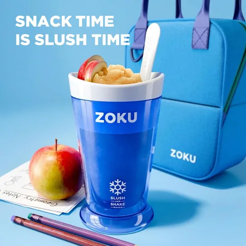 Vista 8 de Fábrica de batidos Zoku Slush y Shake Maker, color naranja, Casual, talla única , Azul