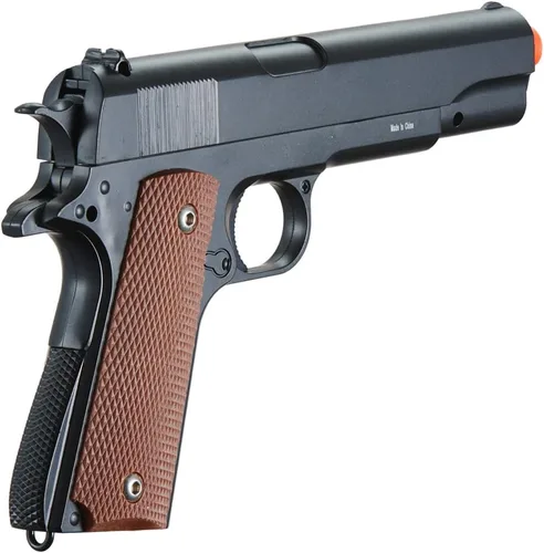 Vista 3 de Goldenball Airsoft 1911 - Muelle deslizante de acero para pistola Airsoft (320 FPS), color negro