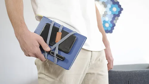 Vista 7 de Beblau TWIST PACK (S & L incluido) Organizador portátil elástico que se puede conectar a tu portátil, portátil, pantalla de PC.. Cualquier cosa!