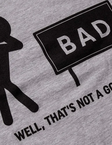Vista 5 de Eso no es un buen signo Papá broma divertido padre abuelo papá día del padre Bad Pun humor camiseta