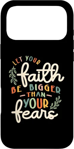 Vista 22 de Faith Over Fear Vintage Inspire Christian Design Case for iPhone 17