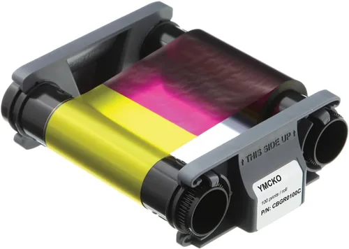 Vista 2 de Badgy Kit de cinta de color y tarjetas para 100 impresiones, compatible con Badgy100 y Badgy200