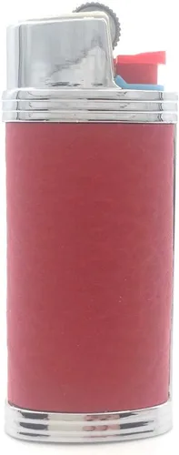 Vista 11 de Funda de cuero de metal para encendedor BIC Mini J5