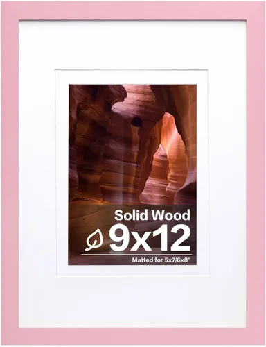Vista 78 de Egofine - Portarretratos de 4 x 6 pulgadas, de madera maciza con plexiglás, para fotos de 3.5 x 5 con paspartú o de 4 x 6 sin paspartú, para colocar
