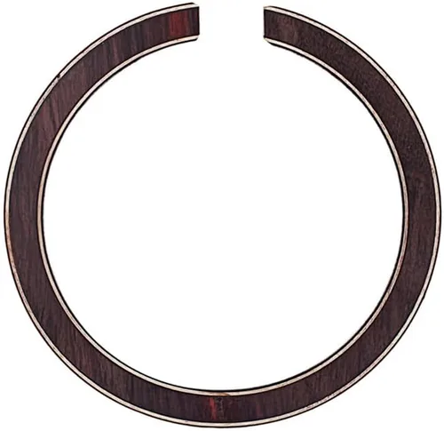 Vista 2 de Healifty - Tiras curvadas para guitarra acústica de 5.21 pulgadas, incrustaciones de madera laminada para accesorios populares y clásicos