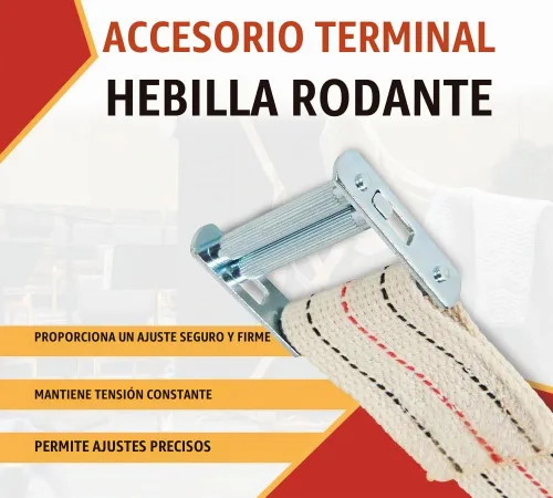 Vista 3 de Mytee Products Paquete de 2 correas móviles de piano de 2 pulgadas x 20 pies con hebilla de rodillo, hecha de correas de algodón