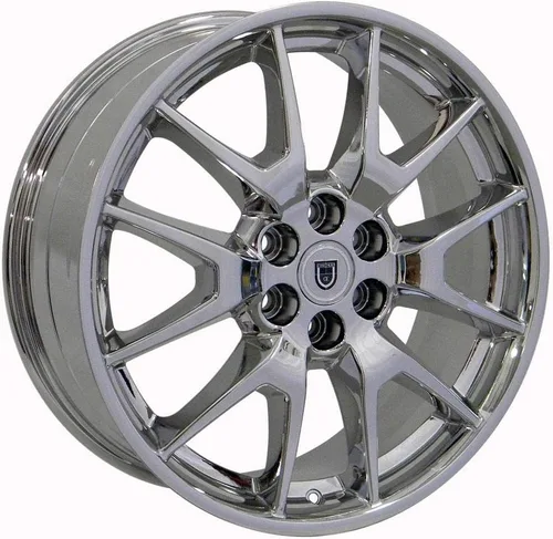 Vista 4 de OE Wheels CA12 - Llantas de 20 pulgadas para SRX Style 6 x 120 20 x 8 cromadas - Hollander 4709 (juego de 4)