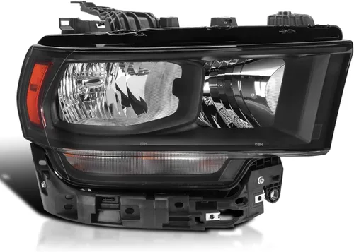 Vista 12 de SPEC-D TUNING Faros delanteros negros compatibles con Ram 2500, 3500 2019-2024, par izquierdo + derecho