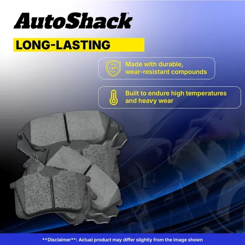 Vista 7 de AutoShack Juego de pastillas de freno de cerámica traseras para Hyundai y Kia, Elantra 2007-2010 Sonata 1999-2008 Sportage 2005-2010 Santa Fe