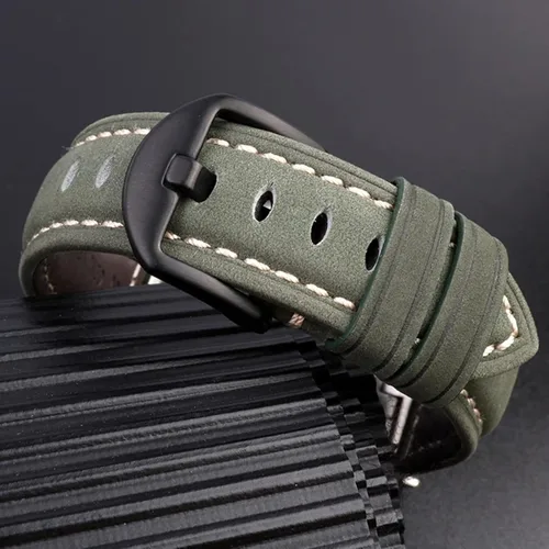 Vista 10 de Correas para reloj Moonswatch, correa de cuero compatible con reloj Omega X Swatch Moonswatch Speedmaster/Rolex/SEIKO Etc de 0.78 pulgadas, correa