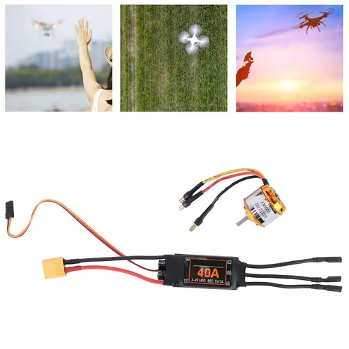 Vista 3 de RC sin escobillas ESCToys RC Motor ESC Set 2212 KV2200 Motor 40A sin escobillas ESC Science Kits 40A Esc Controlador de velocidad sin escobillas 15A