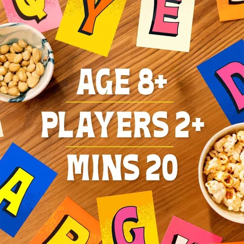 Vista 3 de Big Potato Juego de cartas para agarrar letras para niños y adultos