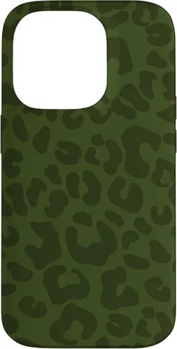 Vista 17 de Olive Military Green Cheetah Leopard Print Animal Skin Case for iPhone 17