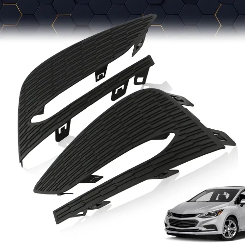 Vista 2 de PIT66 Par de marcos de luces antiniebla delanteras compatibles con Chevy Cruze 2016 2017 2018 izquierda + derecha