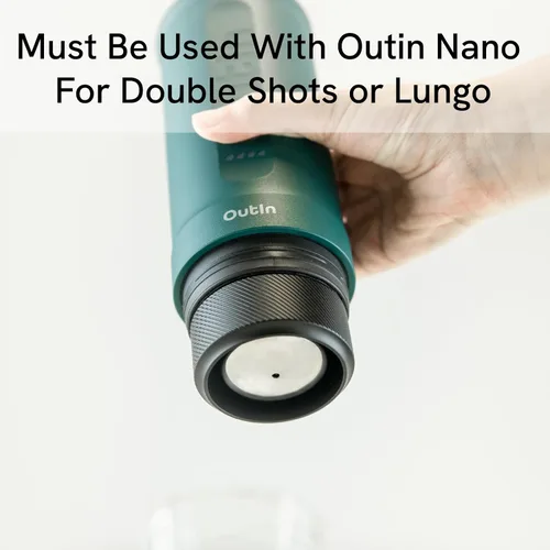 Vista 6 de OutIn Juego completo Nano Máquina de espresso portátil con accesorios de doble disparo