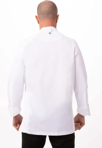 Vista 4 de Chef Works Abrigo de chef Valencia para hombre