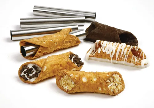 Vista 3 de Norpro, Juego de 4 formas de cannoli de acero inoxidable, 5.75 pulgadas