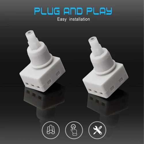 Vista 5 de HERCOO Kit de Lente de Cubierta de Luz de Cúpula y Mapa del Techo Lámpara de Cúpula Interior Superior Interruptor Bombilla LED Compatible con Honda